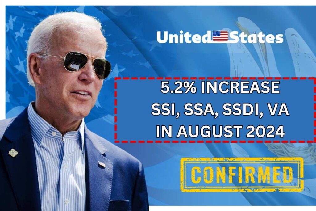 5.2% Increase To SSI, SSA, SSDI, VA In August 2024