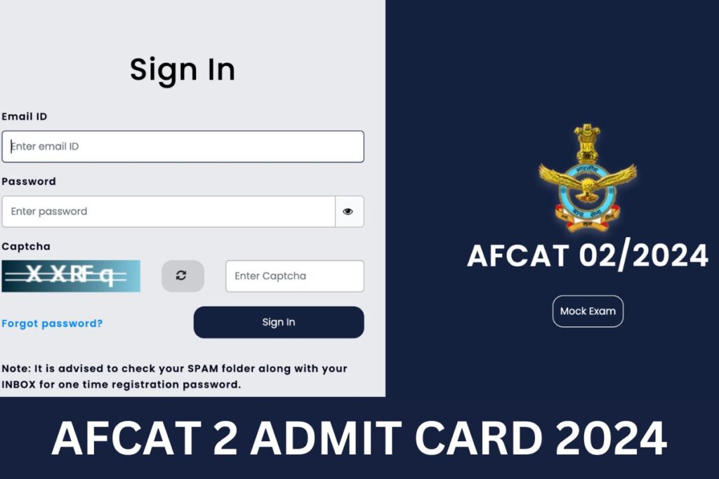 AFCAT II Admit Card 2024