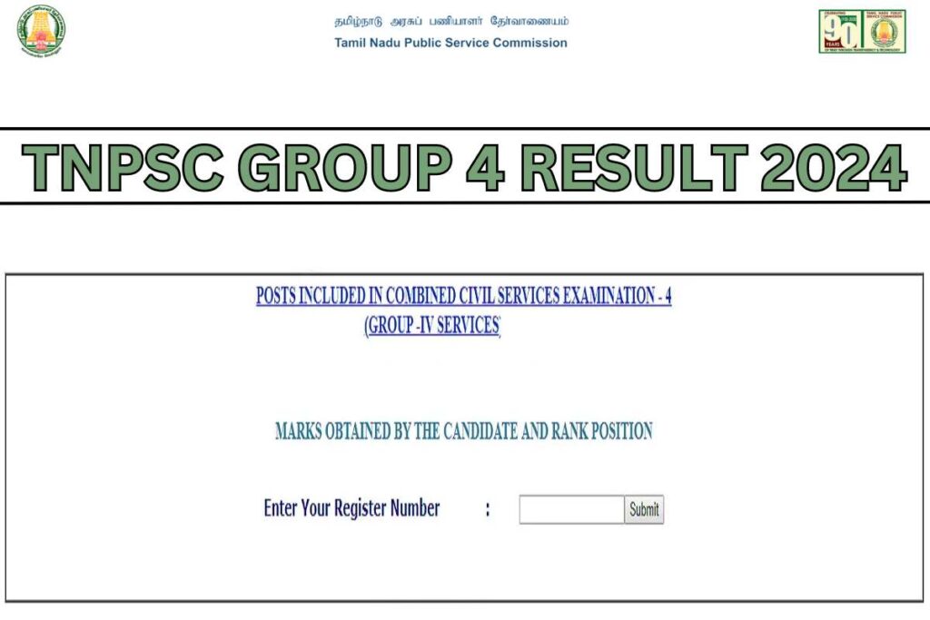 TNPSC Group 4 Result 2024