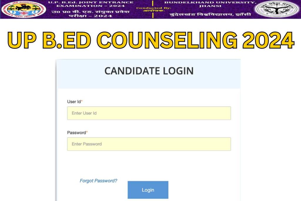 UP B.Ed Counseling 2024