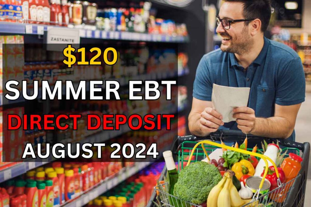 $120 Summer EBT Direct Deposit In August 2024