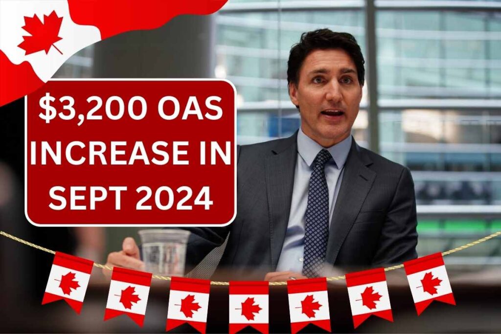 $3,200 OAS Increase In Sept 2024