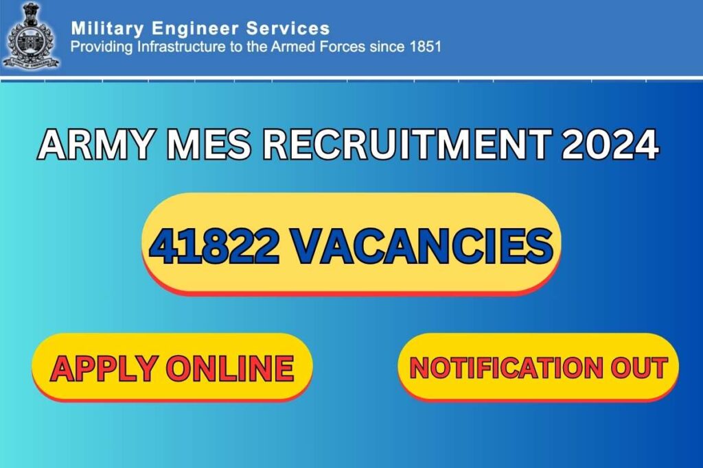 Army MES Recruitment 2024