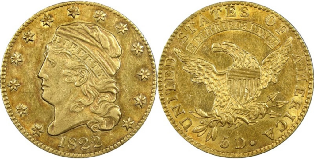 1822 Half Eagle