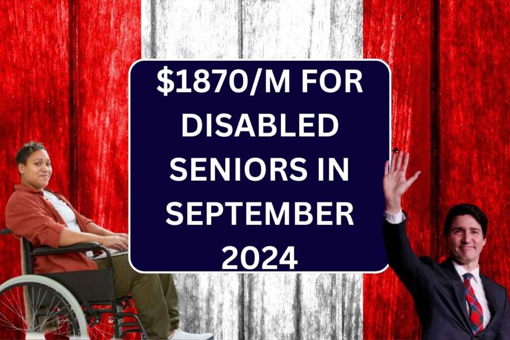 ⁠$1870/M For Disabled Seniors In September 2024, Check Eligibility